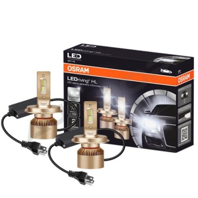 Комплект светодиодных ламп H4 Osram LEDriving HL 6000K (64193DWS)