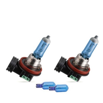 Комплект галогенных ламп H11 Philips Crystal Vision 12V 55W 4300K (12362CVSM)