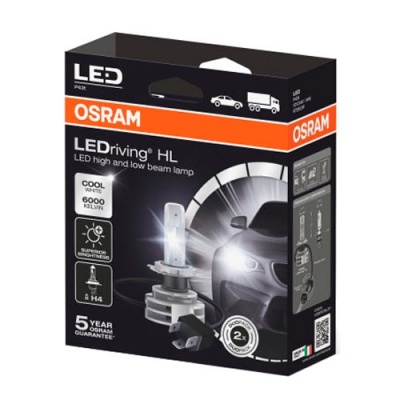 Комплект светодиодных ламп H4 Osram LEDriving HL Gen2 6000K (9726CW) 