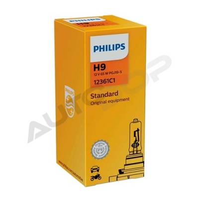 Галогенная лампа H9 Philips Vision +30% 12V 65W (12361C1)