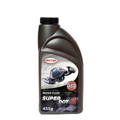 Тормозная жидкость Sintec SUPER DOT-4 (455г)
