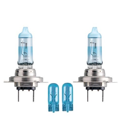 Комплект галогенных ламп H7 Philips White Vision 12V 55W (12972WHVSM)