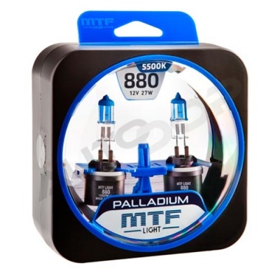 Комплект галогенных ламп H27 880 MTF Palladium 5500K 12V 27W (HPA1280)