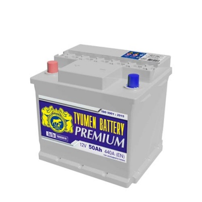 Аккумулятор Тюмень 6CT-50.1L Premium (50 А/ч | П/п)