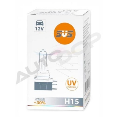 Галогенная лампа H15 SVS Standard +30% 12V 55/15W