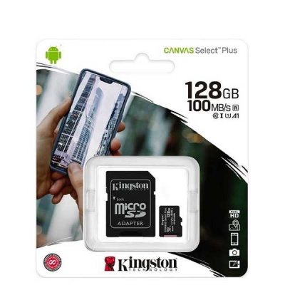 Карта памяти Kingston MicroSDXC 128Gb (Class 10)