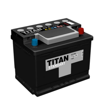 Аккумулятор Titan Standart 6CT-62.0 VL (62 А/ч | О/п)