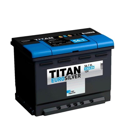 Аккумулятор Titan Euro Silver 6СТ-56.1 VL (56 А/ч | П/п)