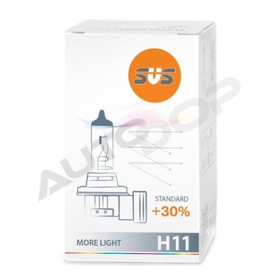 Галогенная лампа H11 SVS Standard +30% 12V 55W