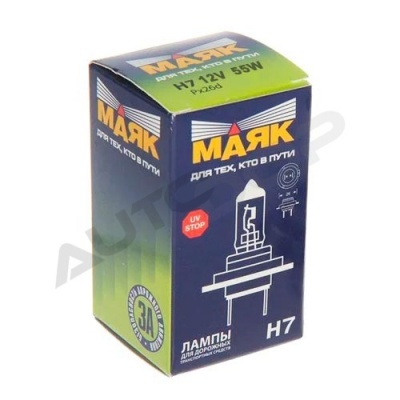 Галогенная лампа H7 "Маяк" Стандарт 12V 55W (52720)