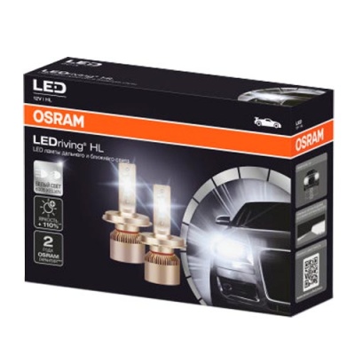 Комплект светодиодных ламп H4 Osram LEDriving HL 6000K (64193DWS)