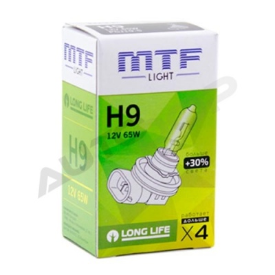 Галогенная лампа H9 MTF Standard +30% 12V 65W (HS1209)