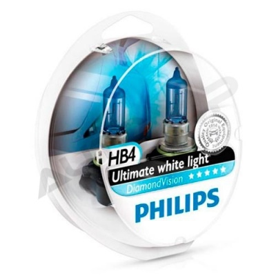 Комплект галогенных ламп HB4 Philips Diamond Vision 12V 55W (9006DVS2)