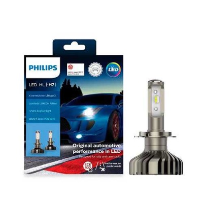 Светодиодные лампы H7 Philips X-TremeUltinon LED Gen2 (5800K | 2шт)