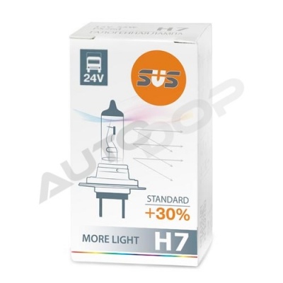 Галогенная лампа H7 SVS Standard +30% 24V 70W