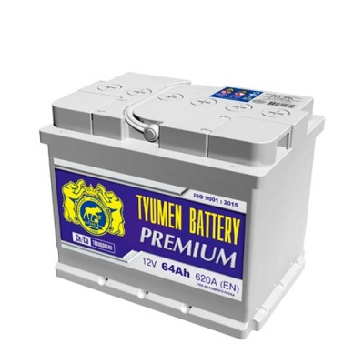Аккумулятор Тюмень 6CT-64.1L Premium (64 А/ч | П/п)