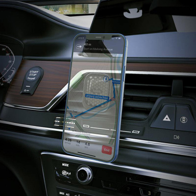 Магнитный держатель Hoco S49 Fuerte series Черный