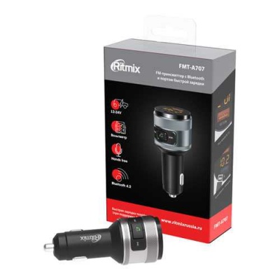 FM-трансмиттер Ritmix FMT-A707