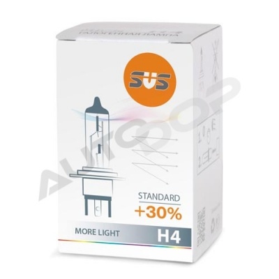 Галогенная лампа H4 SVS Standard +30% 12V 60/55W