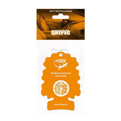 Ароматизатор воздуха 3ton, подвесной (Цитрус)
