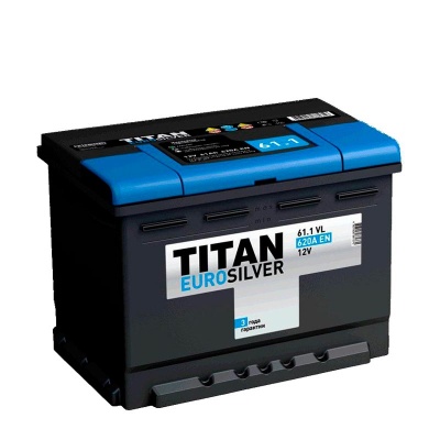 Аккумулятор Titan Euro Silver 6СТ-61.1 VL (60 А/ч | П/п)