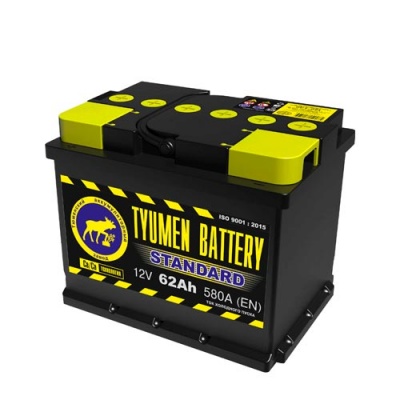 Аккумулятор Тюмень 6CT-62.1L Standard (62 А/ч | П/п)