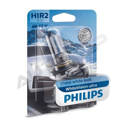 Галогенная лампа HIR2 Philips White Vision Ultra 12V 55W (9012WVUB1)