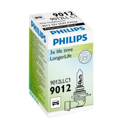 Галогенная лампа HIR2 Philips Long Life EcoVision 12V 55W (9012LLC1)
