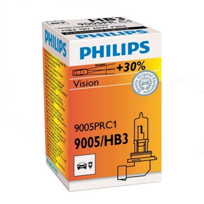 Галогенная лампа HB3 Philips Vision +30% 12V 65W (9005PRC1)