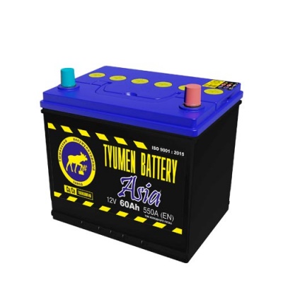 Аккумулятор Тюмень 6СТ-60.0L Asia