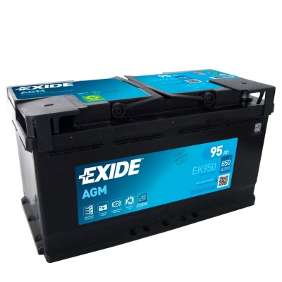 Аккумулятор Exide Start-Stop AGM EK950 (95 А/ч | О/п)