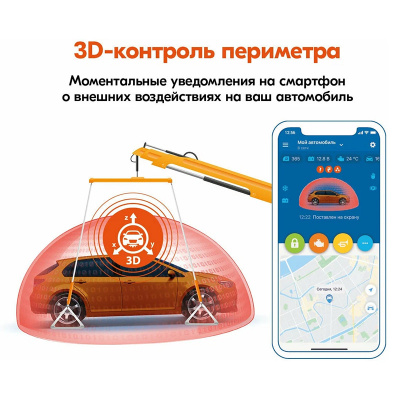 Автосигнализация StarLine S66 v2 BT ECO 2CAN+4LIN GSM