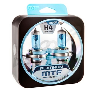 Комплект галогенных ламп H4 MTF Platinum 3800K 12V 60/55W (HPL1204)