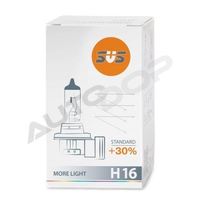 Галогенная лампа H16 SVS Standard +30% 12V 19W