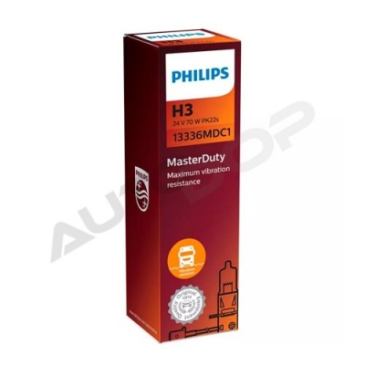 Галогенная лампа H3 Philips Master Duty 24V 70W (13336MDC1)