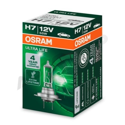 Галогенная лампа H7 Osram Ultra Life 12V 55W (64210ULT)