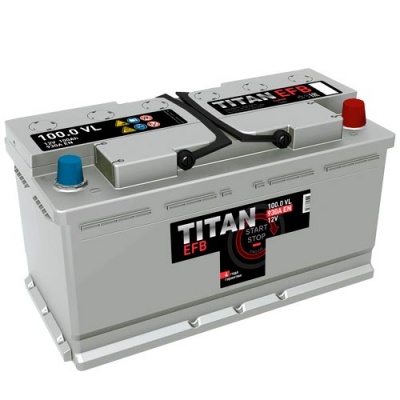 Аккумулятор Titan EFB 6СТ-100.0 VL (100 А/ч | О/п)