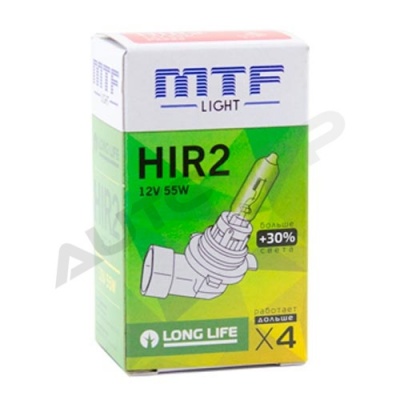 Галогенная лампа HIR2 MTF Standard +30% 12V 55W (HS12H2)