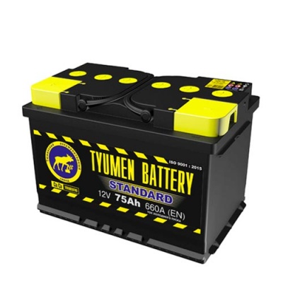 Аккумулятор Тюмень 6CT-75.1L Standard (75 А/ч | П/п)