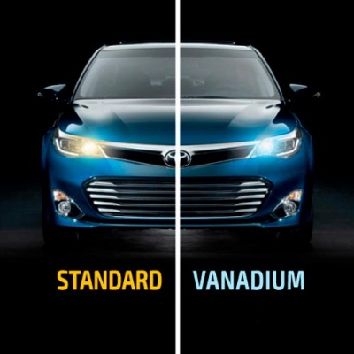 Комплект галогенных ламп H4 MTF Vanadium 5000K 12V 60/55W (HVN1204)