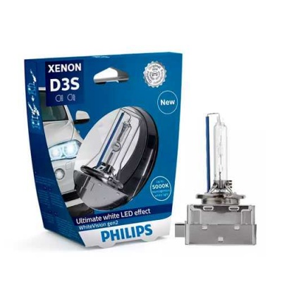 Ксеноновая лампа D3S Philips Xenon WhiteVision Gen2 42403WHV2S1 (5000K | 1 шт.)