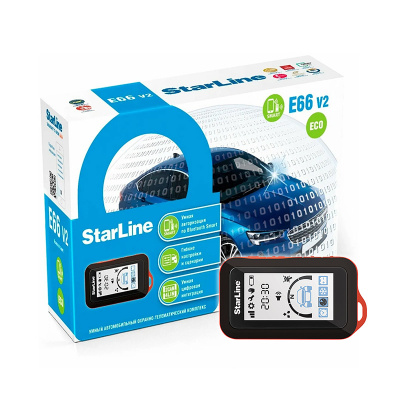 Автосигнализация StarLine E66 V2 BT ECO 2CAN+4LIN