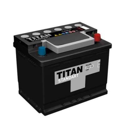 Аккумулятор Titan Standart 6CT-55.0 VL (55 А/ч | О/п)