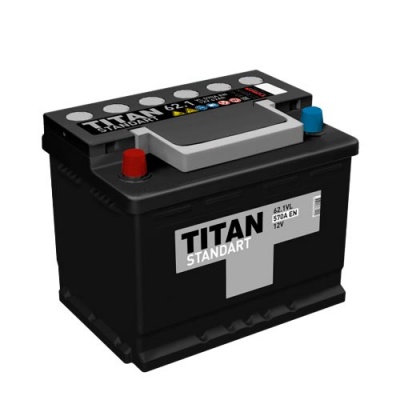 Аккумулятор Titan Standart 6CT-62.1 VL (62 А/ч | П/п)